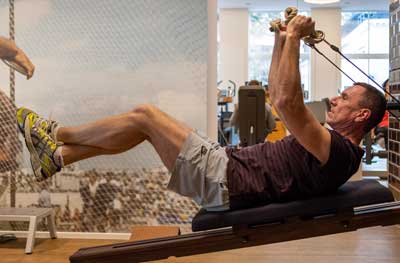 Niemals in den Schmerz trainieren